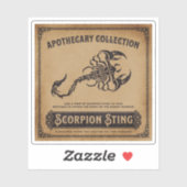 Étiquette de la bouteille d'apothèque d'Halloween  (Feuille)