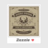 Étiquette de la bouteille d'apothèque d'Halloween  (Feuille)