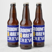 Étiquette de la bouteille de bière Groom's Brew Cr (Bouteilles)