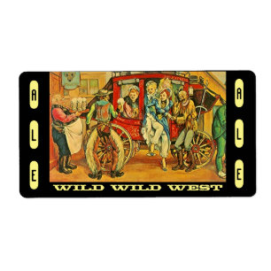 Étiquette de la bouteille de brasserie Western Wes