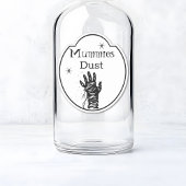 Étiquette de la bouteille de potion d'Halloween Éf