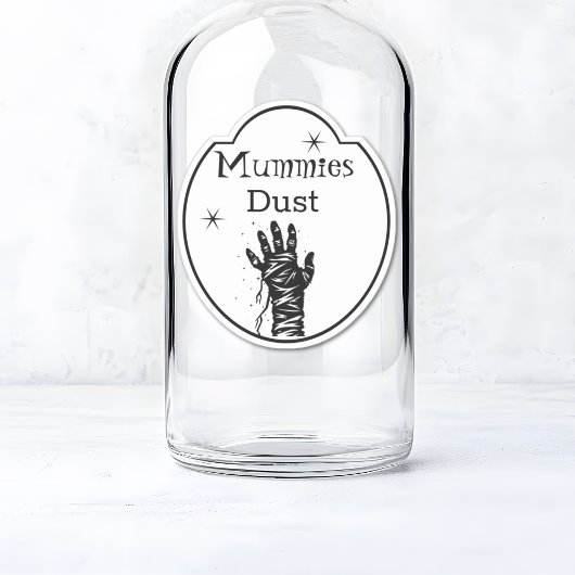 Étiquette de la bouteille de potion d'Halloween Éf