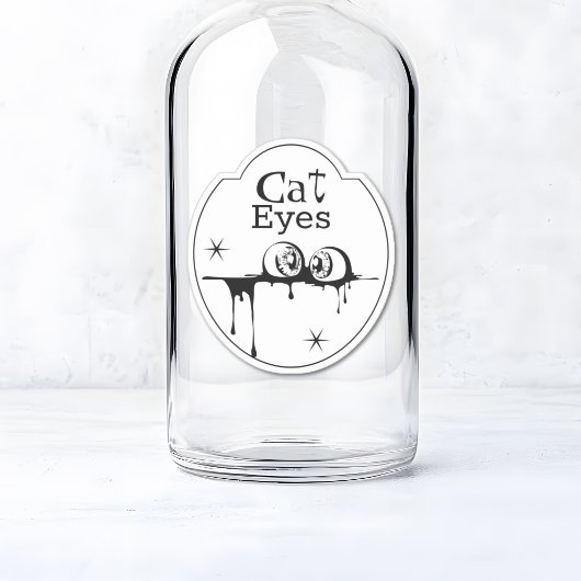 Étiquette de la bouteille de potion d'Halloween Éf