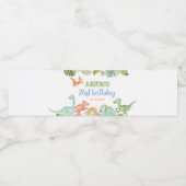 Étiquette de la bouteille d'eau d'anniversaire Jun (Étiquettes simples)