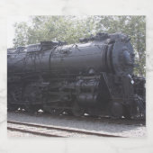 Étiquette de la bouteille du train de vapeur (Étiquettes simples)