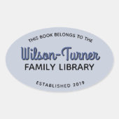 Étiquette de la collection de plaques de bibliothè (Devant)