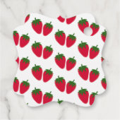 Étiquette de la confiture de fraises illustrée de (Dos)