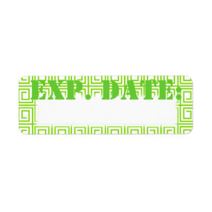 Étiquette de la date d'expiration du congé accor