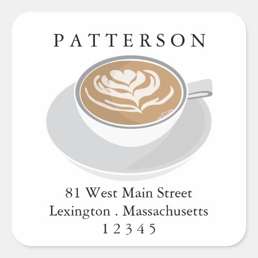 Étiquette de la dernière adresse de retour du Louv (Devant)