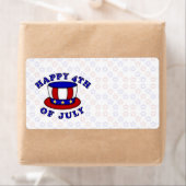 étiquette de la fête de l'indépendance 4 juillet U (En situation)