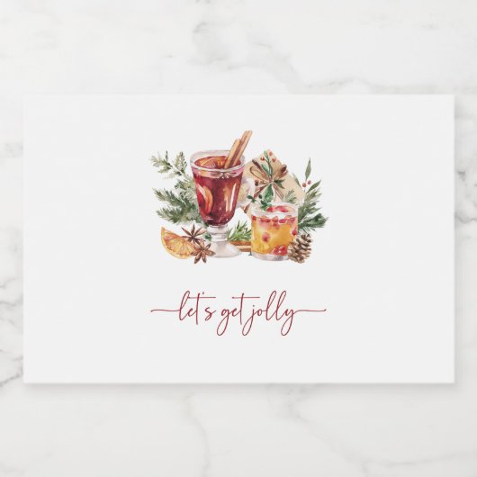 Étiquette de la fête de Noël (Étiquettes simples)