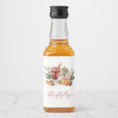 Étiquette de la fête de Noël (Devant)