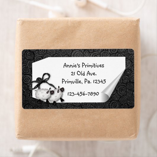 Étiquette de la feuille Curl (En situation)