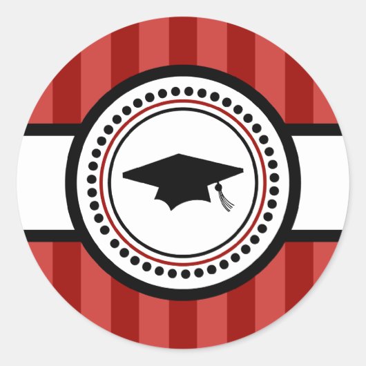 Étiquette de la grille de diplôme (Maroon) (Devant)