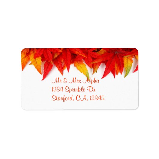 Étiquette de la journée de Thanksgiving (Devant)