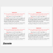 Étiquette de la Loi sur la protection des renseign (Feuille)