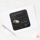Étiquette de la noix de coco (Enveloppe)