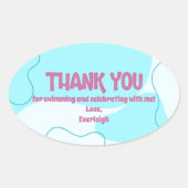 Étiquette de la partie de baignade (Devant)