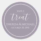 Étiquette de la partie Lavande simple Lilac (Devant)