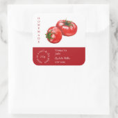 Étiquette de la petite entreprise Tomato (Sac)