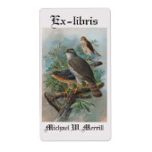 Étiquette de la plaque d'écussons (Devant)