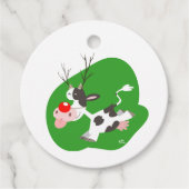 Étiquette de la préférence des rennes de Noël (Devant)