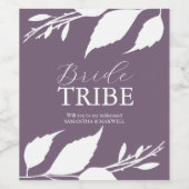 Étiquette de la proposition de la ménagère pourpre (Étiquettes simples)