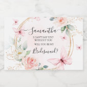 Étiquette de la proposition de la servante papillo (Étiquettes simples)