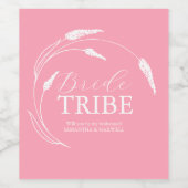 Étiquette de la proposition de la servante rose (Étiquettes simples)