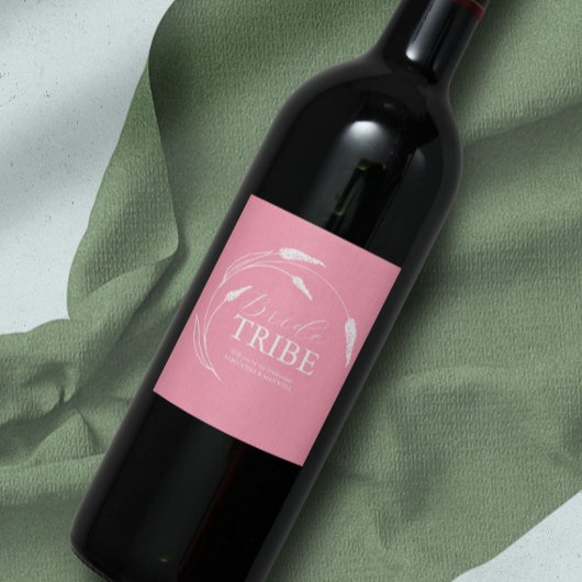 Étiquette de la proposition de la servante rose