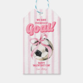 Étiquette de la Saint-Valentin à rayures de sport (Devant)