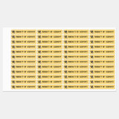 Étiquette de la sécurité de l'État de l'abeille mi (Feuille)