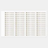 Étiquette de la sécurité de l'État de l'abeille mi (Feuille)