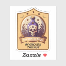 Étiquette de la Souche du Serpent de Sorcières