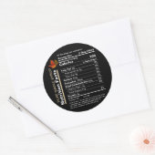 Étiquette de la valeur nutritive modifiable du sir (Enveloppe)