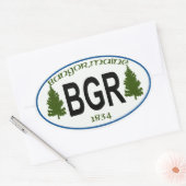 étiquette de la ville de bangor maine (Enveloppe)