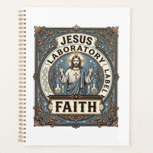 étiquette de laboratoire Jésus Foi étiquette de la