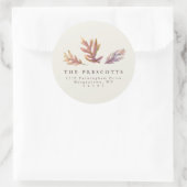 Étiquette de l'adresse de retour (Sac)