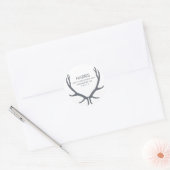 Étiquette de l'adresse de retour Antlers (Enveloppe)