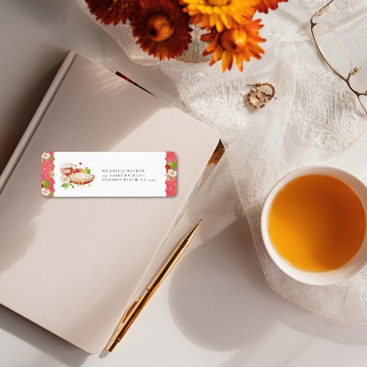 Étiquette de l'adresse de retour Apple of Our Eye