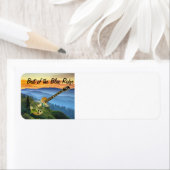 Étiquette de l'adresse de retour Best of Blue Ridg (En situation)