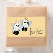 Étiquette de l'adresse de retour Boo-Bees (En situation)