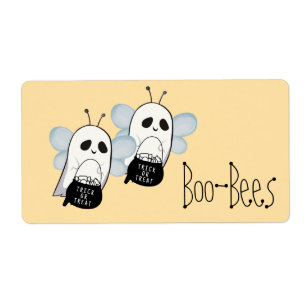 Étiquette de l'adresse de retour Boo-Bees