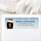 Étiquette de l'adresse de retour Cavalier King Cha (En situation)