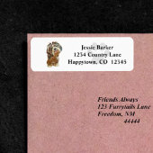 Étiquette de l'adresse de retour de Chien Tzu Pein