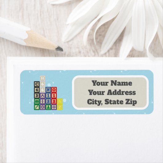 Étiquette de l'adresse de retour de Future Chemist (En situation)