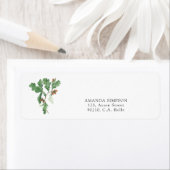 Étiquette de l'adresse de retour de la branche Aco (En situation)