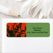 Étiquette de l'adresse de retour de la conception (En situation)