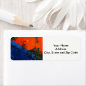 Étiquette de l'adresse de retour de la conception (En situation)