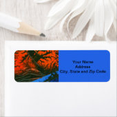 Étiquette de l'adresse de retour de la conception  (En situation)